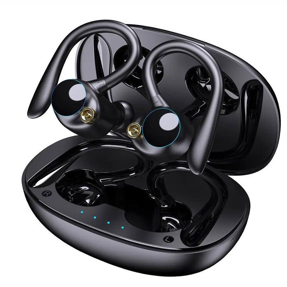 Ear Hook Headphones True Wireless Earbuds Bluetooth 5.3 Waterproof Earphones US