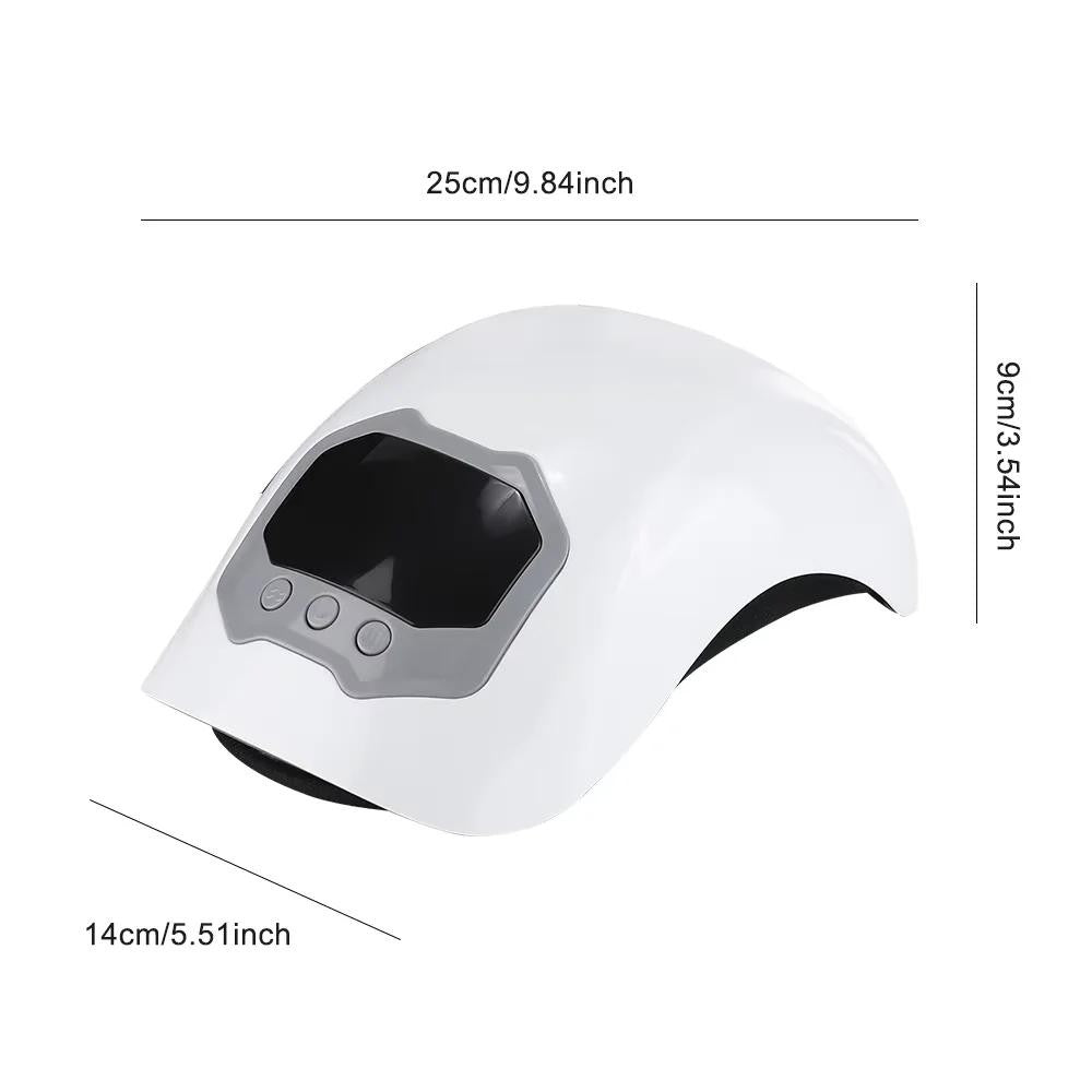 Cordless Knee Massager Heated Vibration Pain Therapy Adjustable W/ LED Screen US