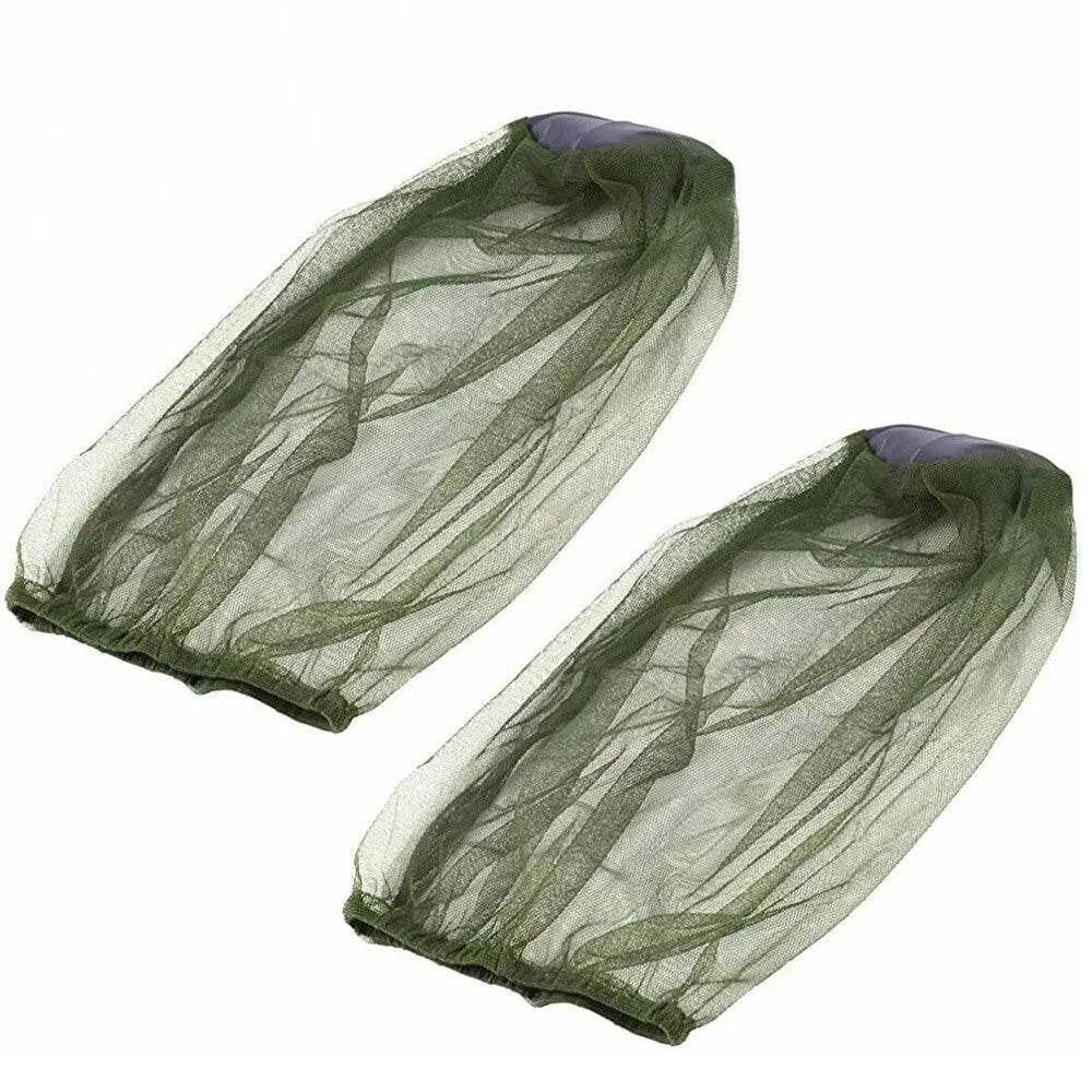 2PCS Anti-Mosquito Hat Bug Bee Insect Head Net Cap Sun Protection Fishing Hiking