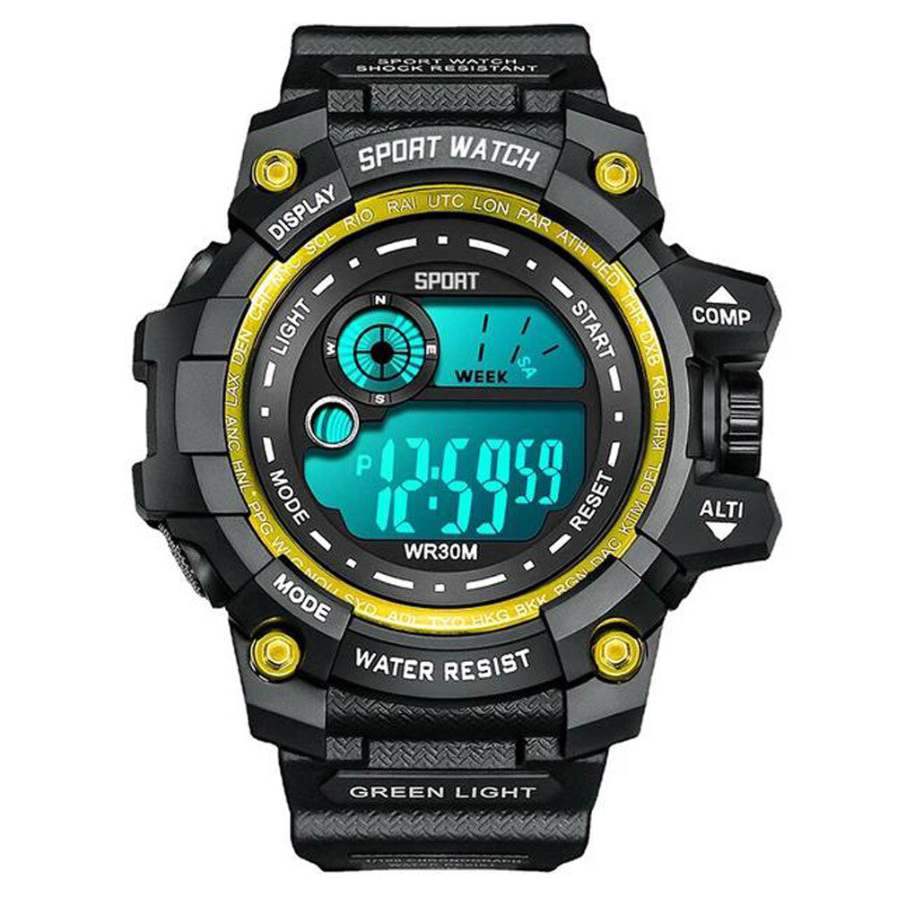 Wristwatch LED Digital Sports Watch Military Tactical Waterproof Shockproof US