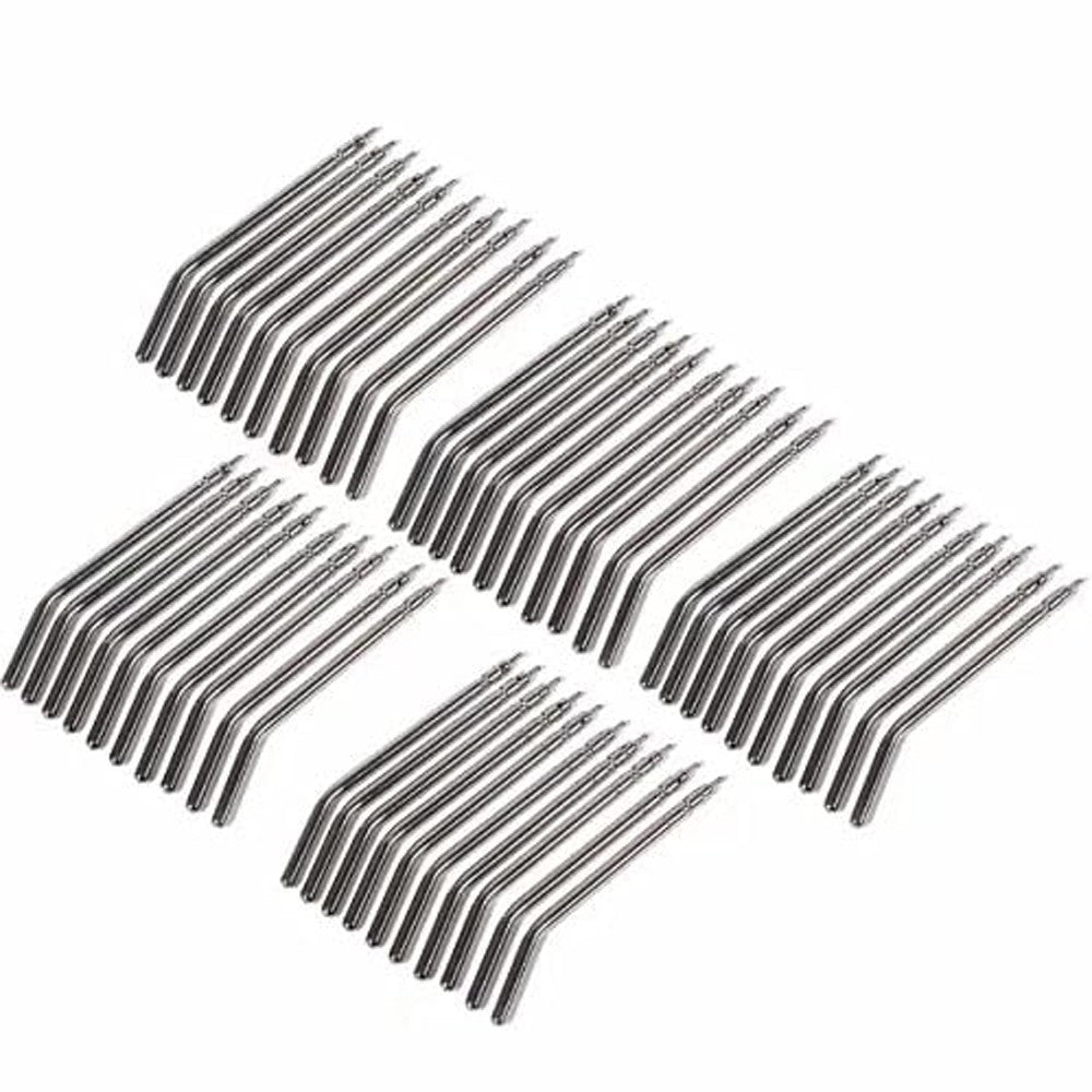 50 PCS Dental Air Water Spray Triple Syringe Autoclavable Nozzles/Tips/T