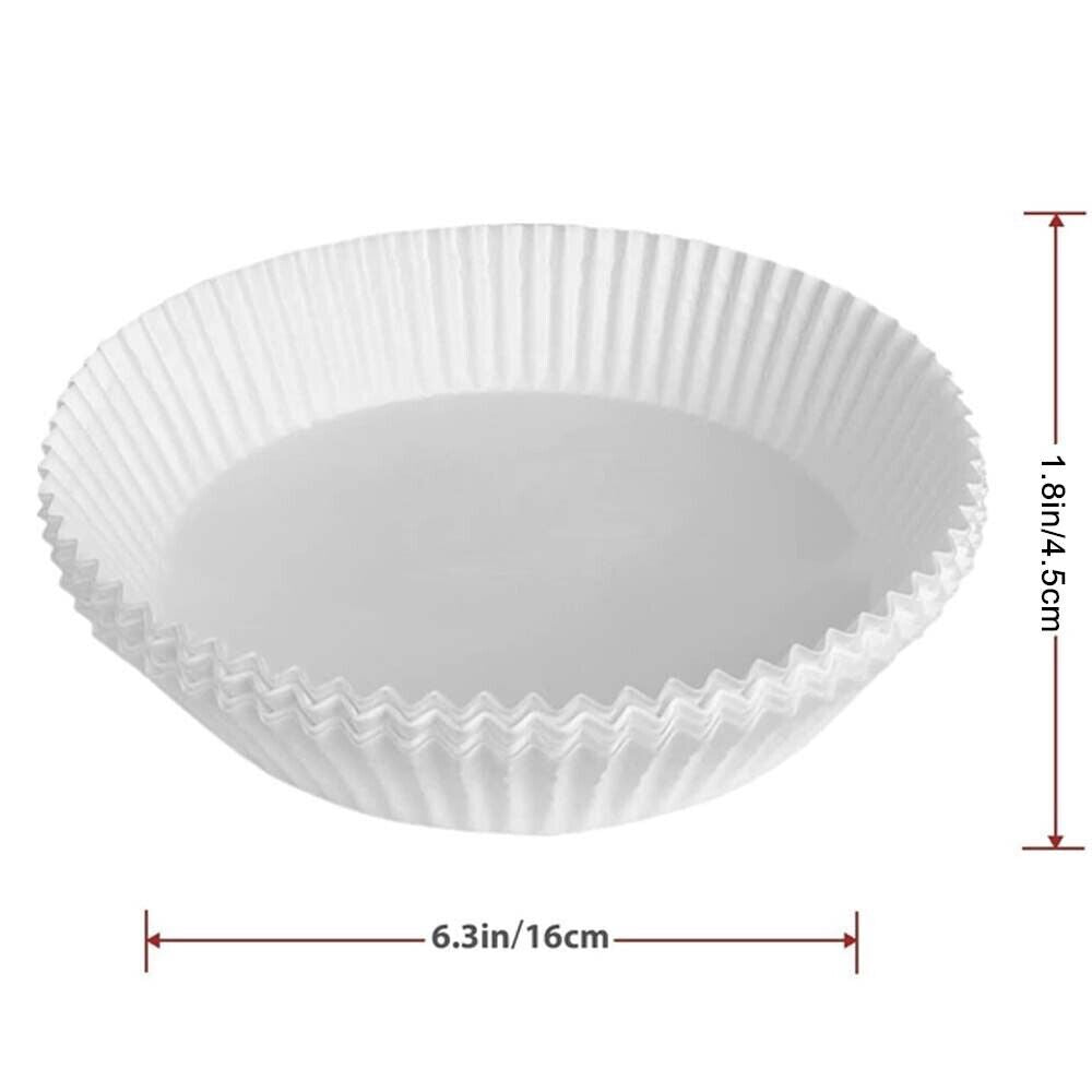 50/100 Air Disposable Paper Liner Fryer Non-Stick Parchment for Baking Roasting