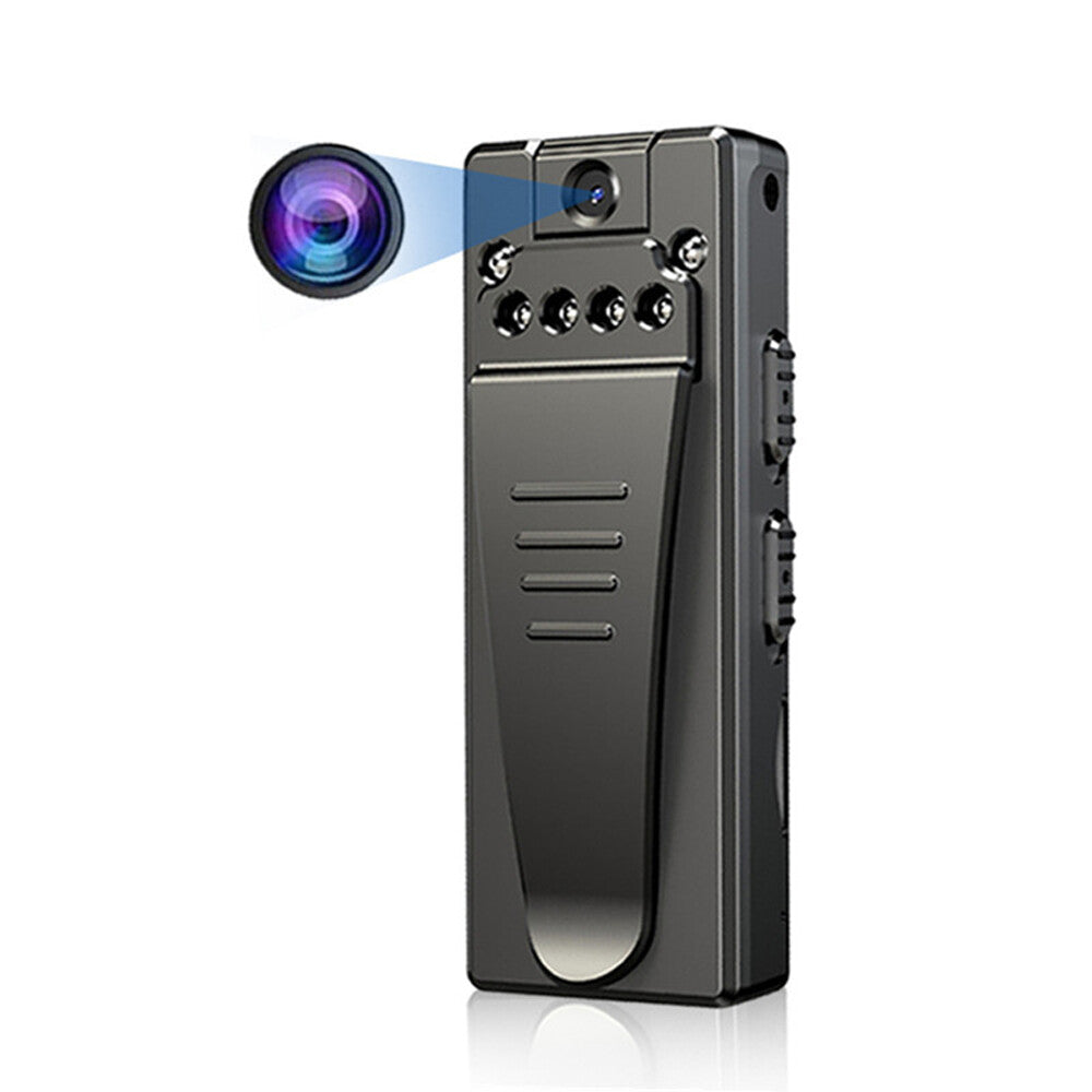 1080P HD Camcorder Mini Police Body Camera 180° Video DVR IR Night Cam 36 Hours