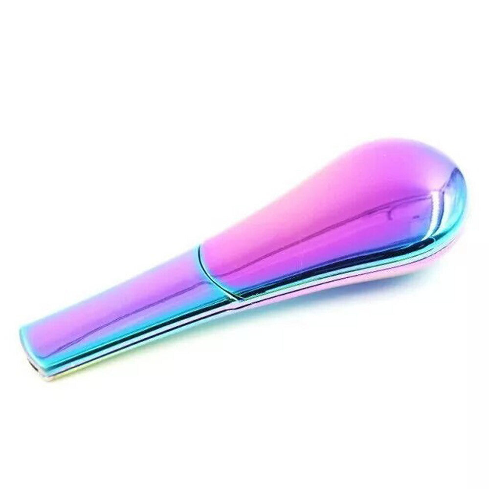 4" Stainless Steel Magnetic Spoon Tobacco Smoking Metal Pipe + 15 Filters US