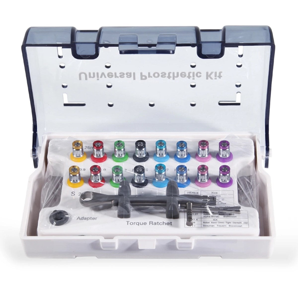 US Dental Universal Implant Prosthetic Kit Torque Wrench Screw Drivers Remover