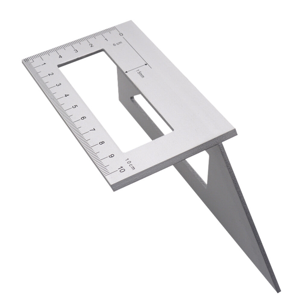 45/90 Degree Gauge Right Angle Ruler Measuring Woodworking Measuring Protractor