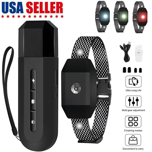 3000 FT Remote Dog Shock Training Collar Rechargeable Waterproof LCD Pet Trainer