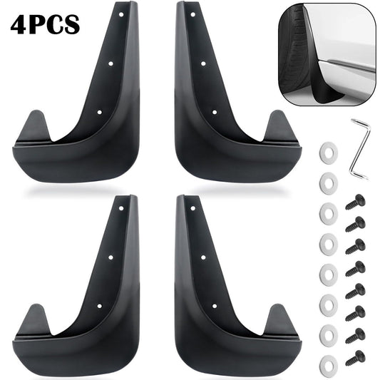 4PCS Car Mud Flaps Splash Guards for Front Rear Auto Accessories Universal USA