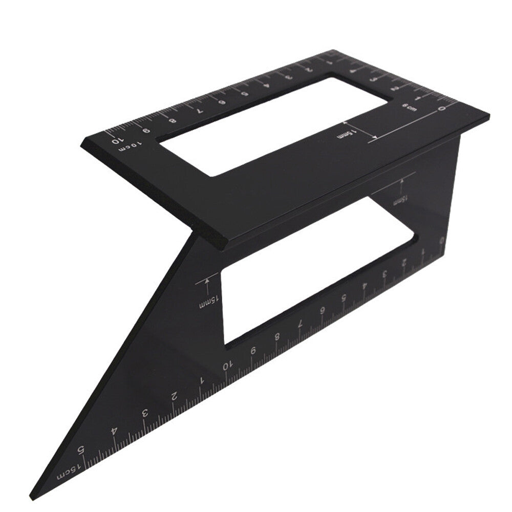 45/90 Degree Gauge Right Angle Ruler Measuring Woodworking Measuring Protractor