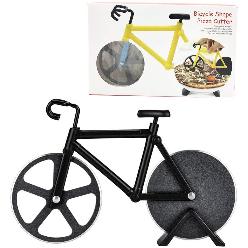 Bicycle Pizza Cutter Wheel Peeler Chopper Slicer Kitchen Pancake Cutting Tool US