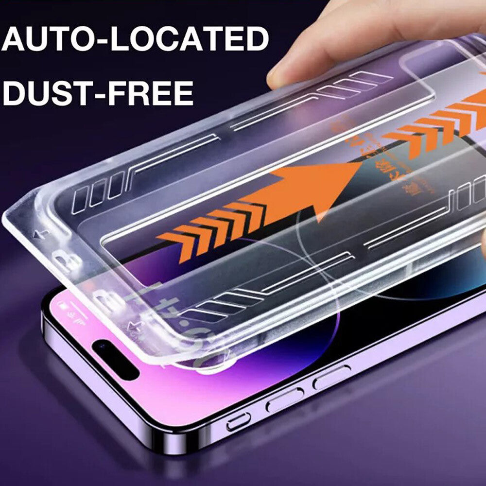 2X Pack Iphone 16 Pro Max plus Glass Screen Protector Magic Auto Alignment US