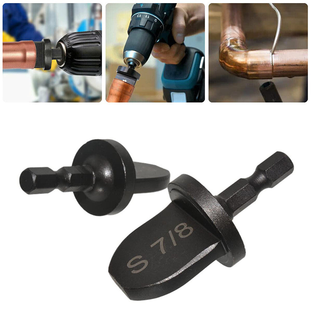 6PCS Air Conditioner Copper Tube Expander Swaging Tool Drill Bit Flaring Tool US