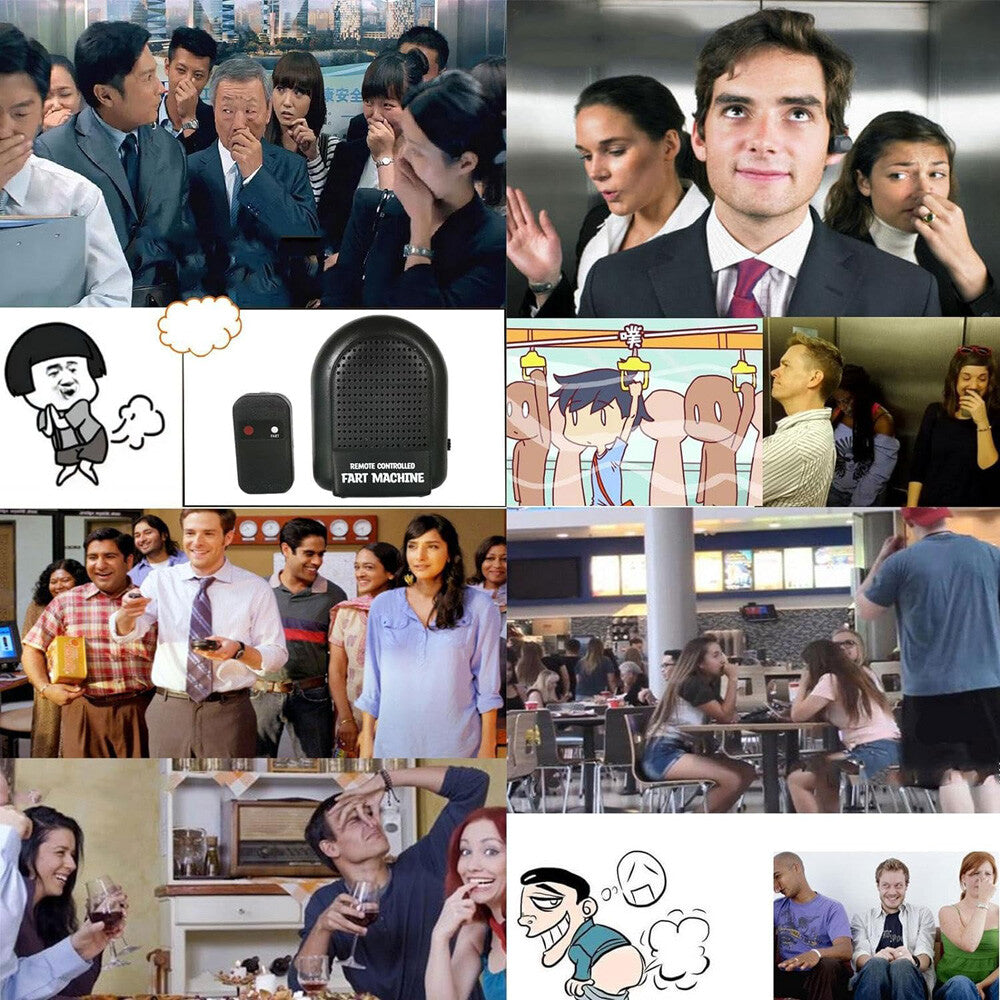 Electronic Fart Box Machine Remote Controlled Prank Joke Fun Fart Machine Box US