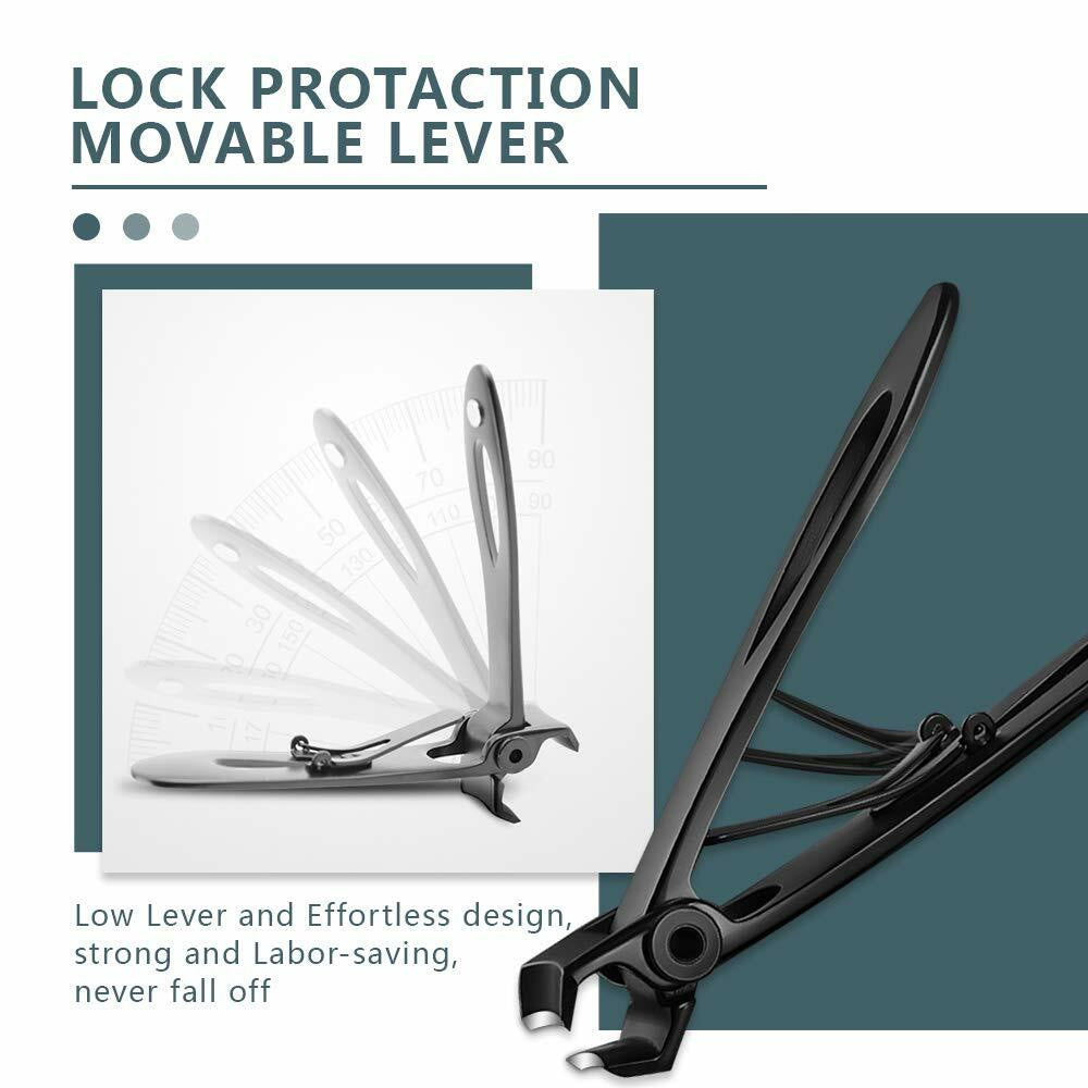 Professional Extra Large Toe Nail Clippers for Thick Nails Heavy Duty Stainless