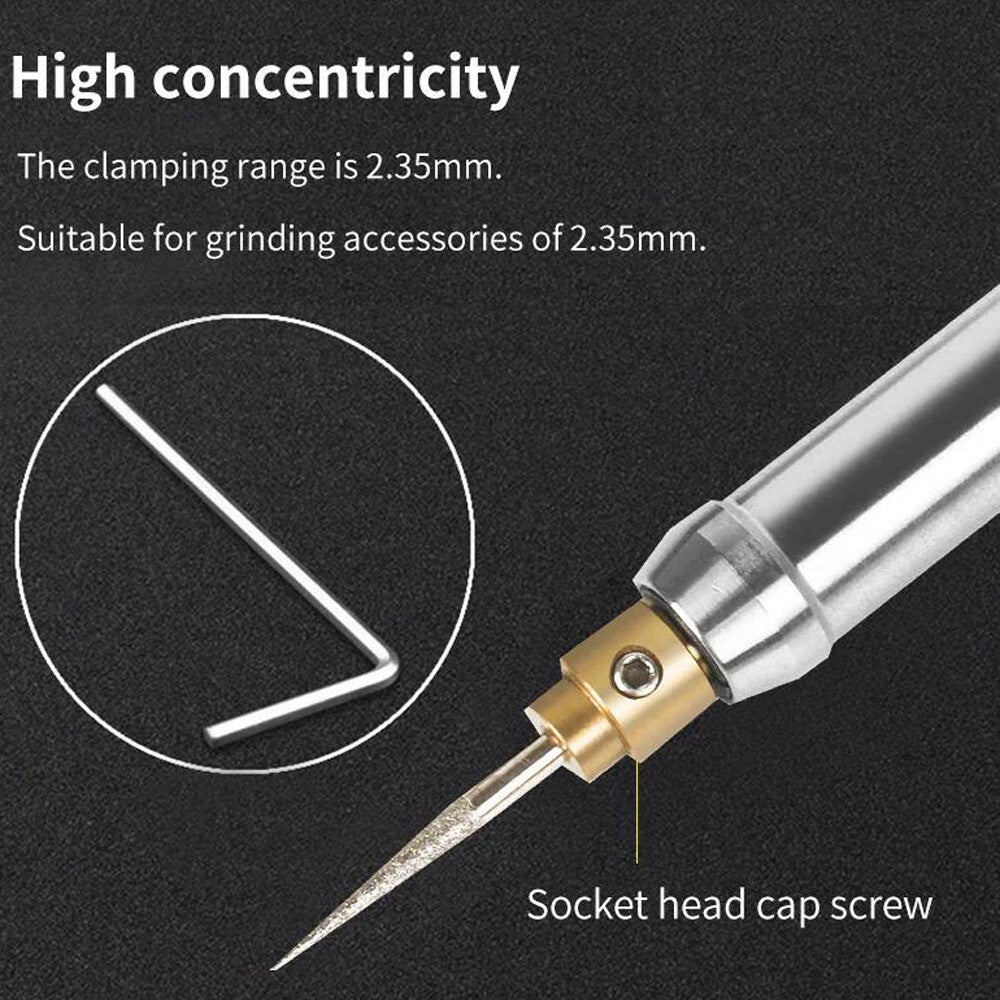 35000R/M Electric Graver Pen Engraving Tool Kit for Jewelry Wood Metal Glass US