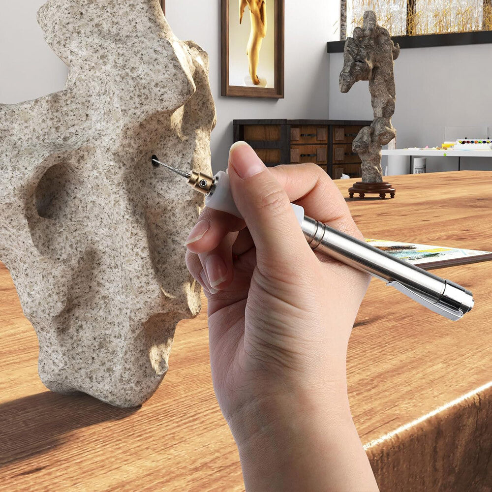 35000R/M Electric Graver Pen Engraving Tool Kit for Jewelry Wood Metal Glass US