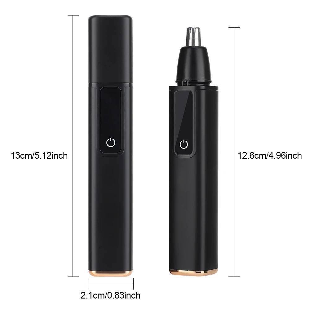 Nose Ear Hair Trimmer W/ LED Display USB Rechargeable Nose Trimmer Rechargeable