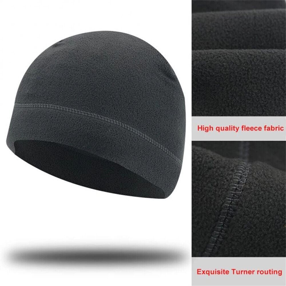 3 Packs Military Tactical Skull Cap Winter Warm Fleece Windproof Ski Beanie Hats