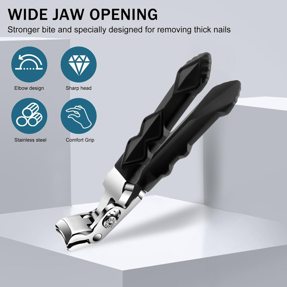 Professional Extra Large Toe Nail Clippers for Thick Nails Heavy Duty Stainless
