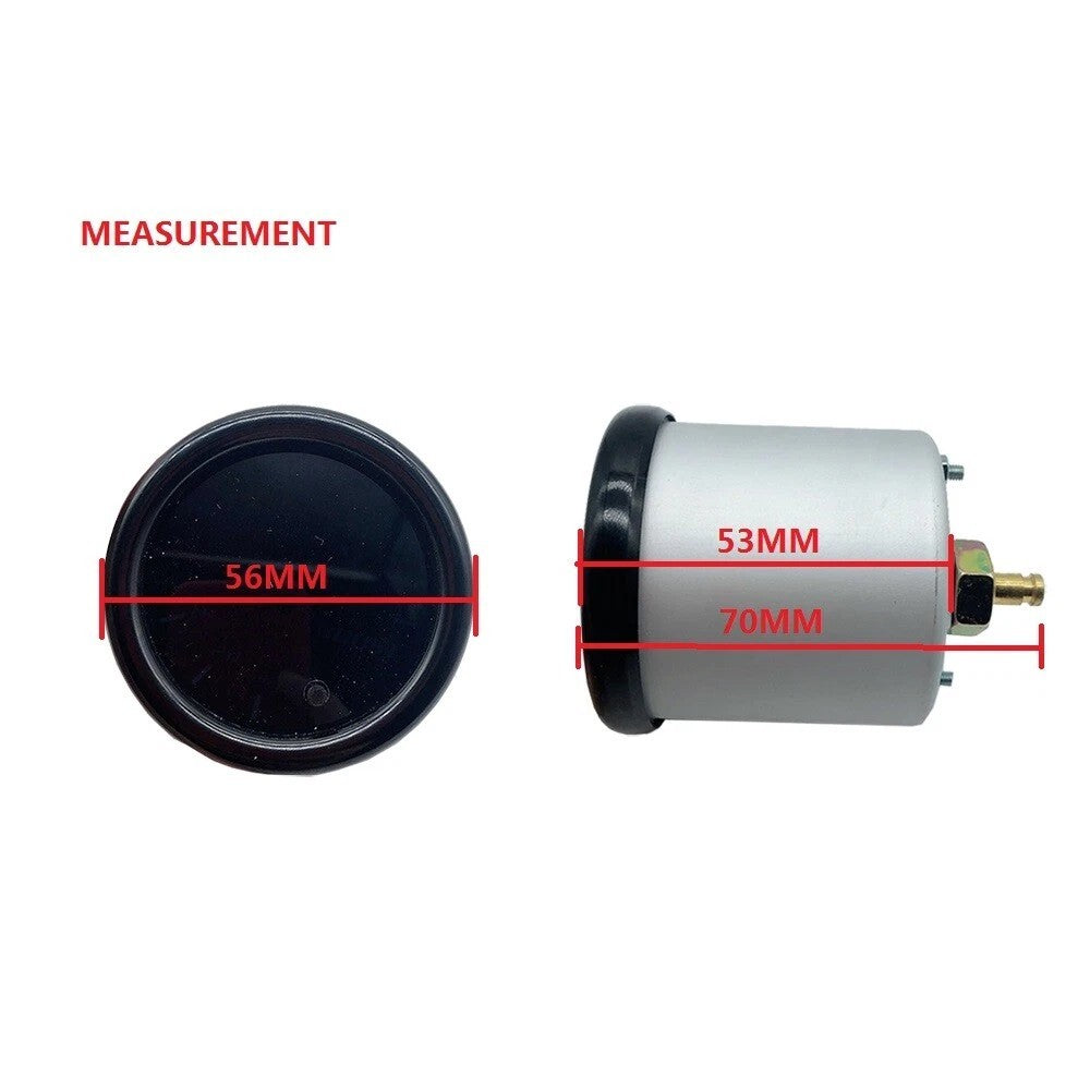 2" 52Mm Digital Boost Gauge Tinted 7 Color 0-30 PSI Pressure Vacuum Turbo Meter