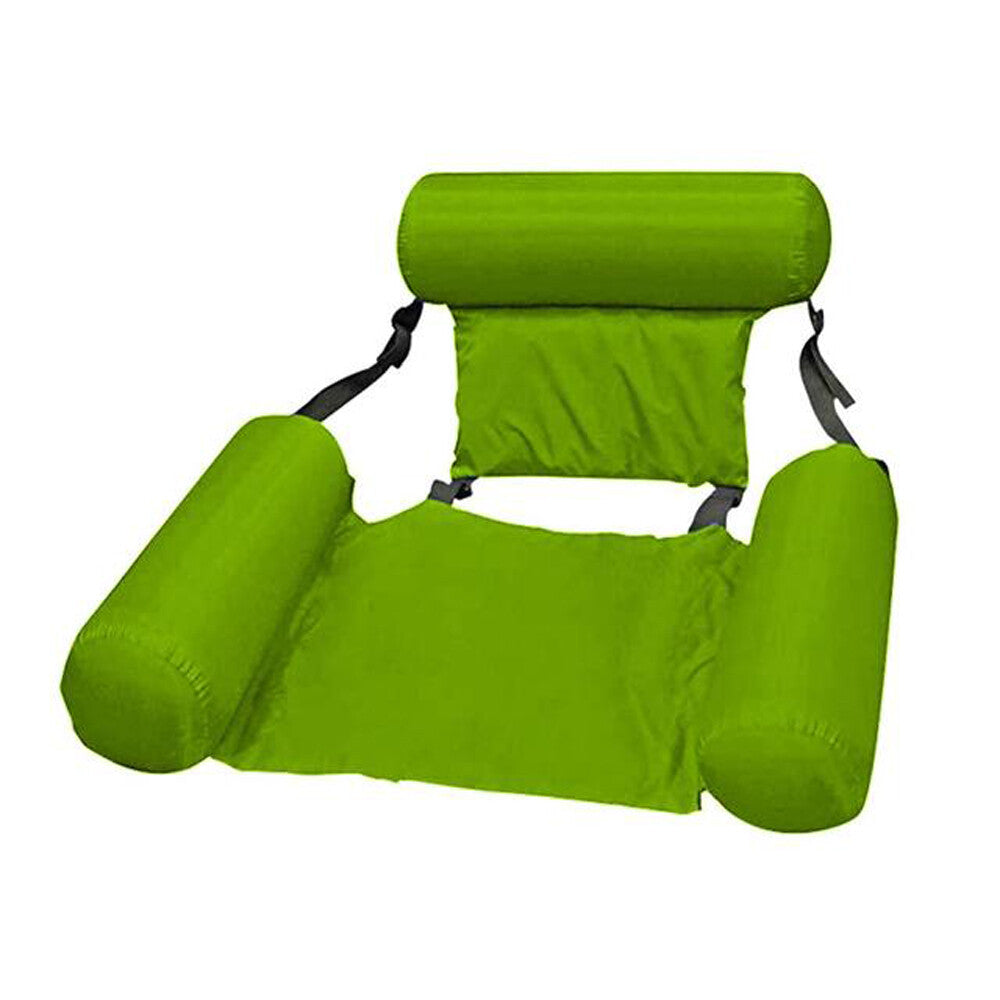 Swimming Pool Foldable Inflatable Seats Water Floating Bed Chair Beach Home Use