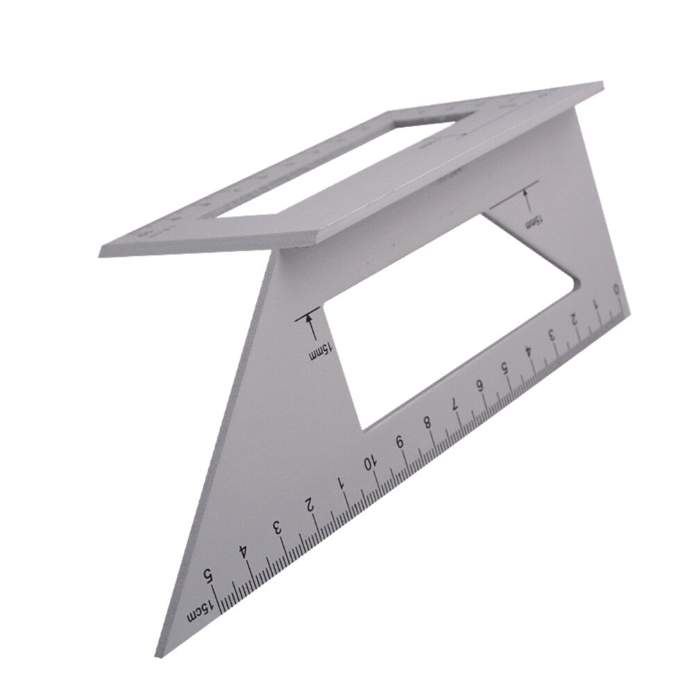 45/90 Degree Gauge Right Angle Ruler Measuring Woodworking Measuring Protractor