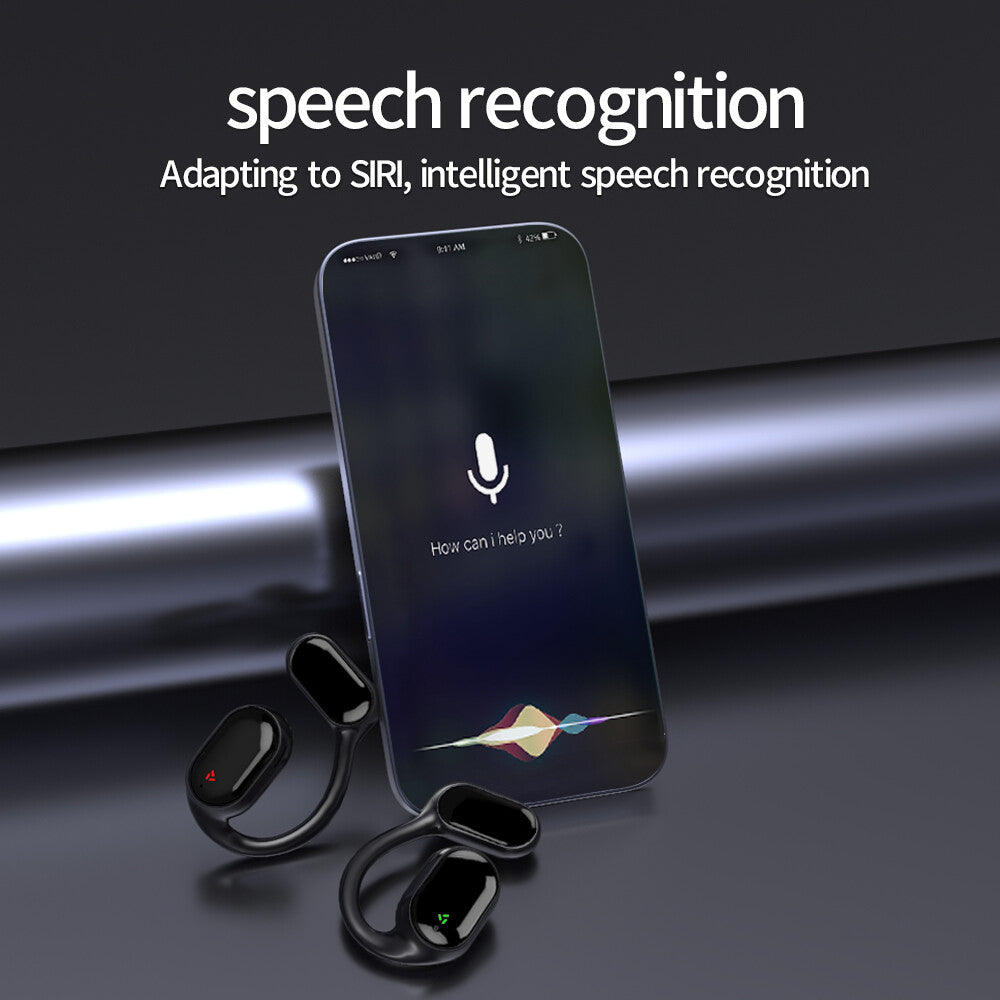 True Wireless Bone Conduction Headphones Bluetooth 5.3 Wireless Headset Earbuds