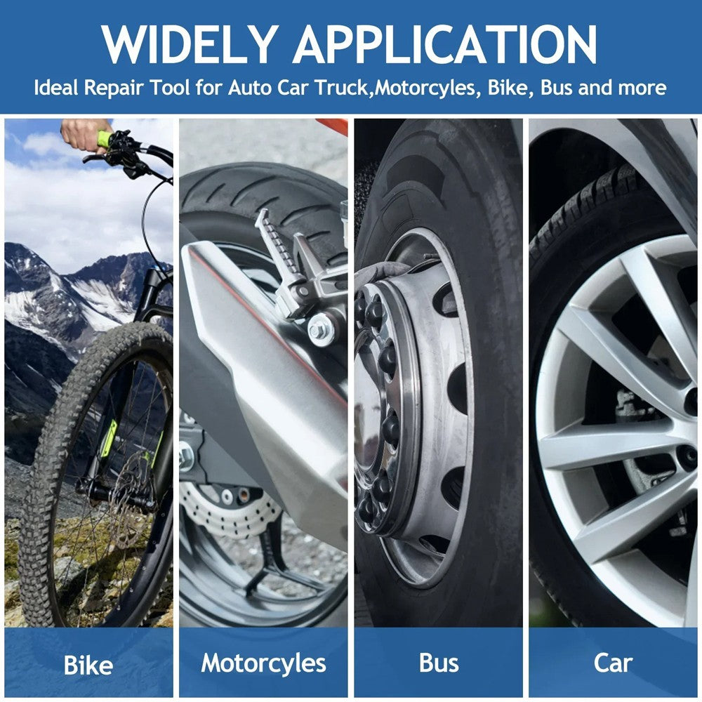 Tire Repair Patch Tool Liner Scraper Kit Grinding Head Buffing Wheel Car Truck