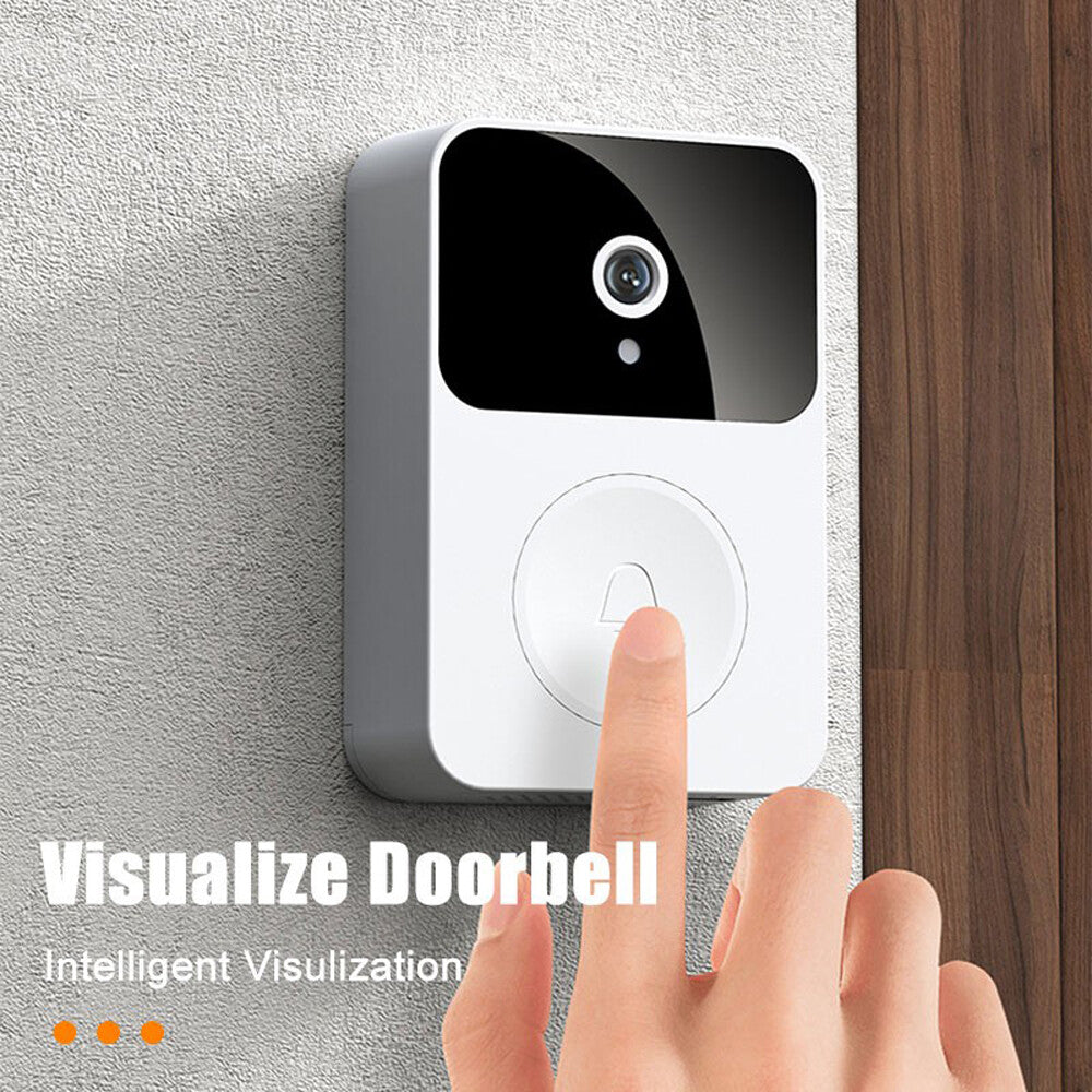 Smart Wireless Wifi Video Doorbell Night Vision Camera Door Bell Ring Intercom