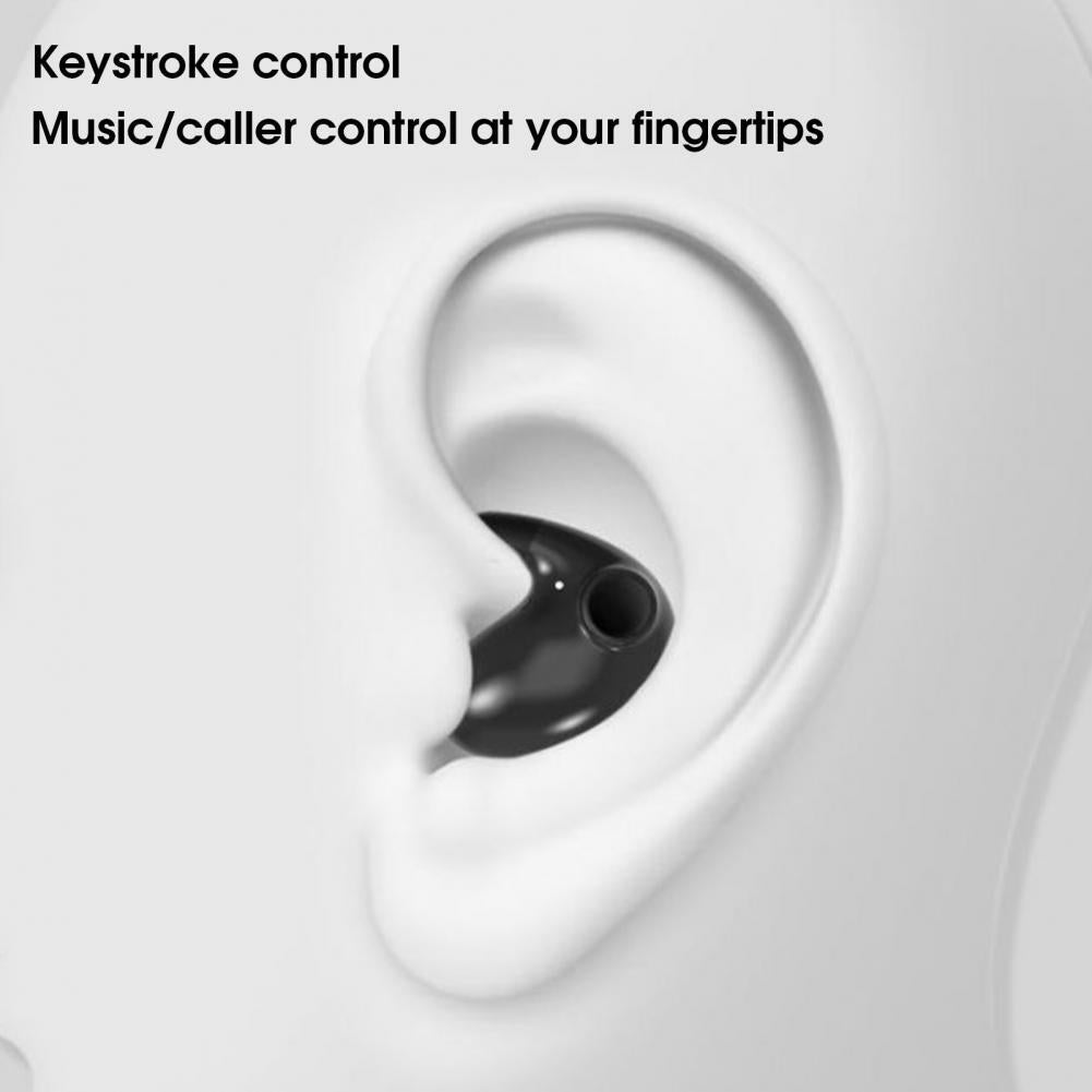 2023 Bluetooth Earbud Headset TWS 5.3 Wireless Earphone Invisible for All Phone