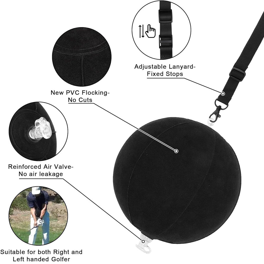 Golf Striker Smart Golf Ball Swing Training Teaching Aids Adjustable Portable US