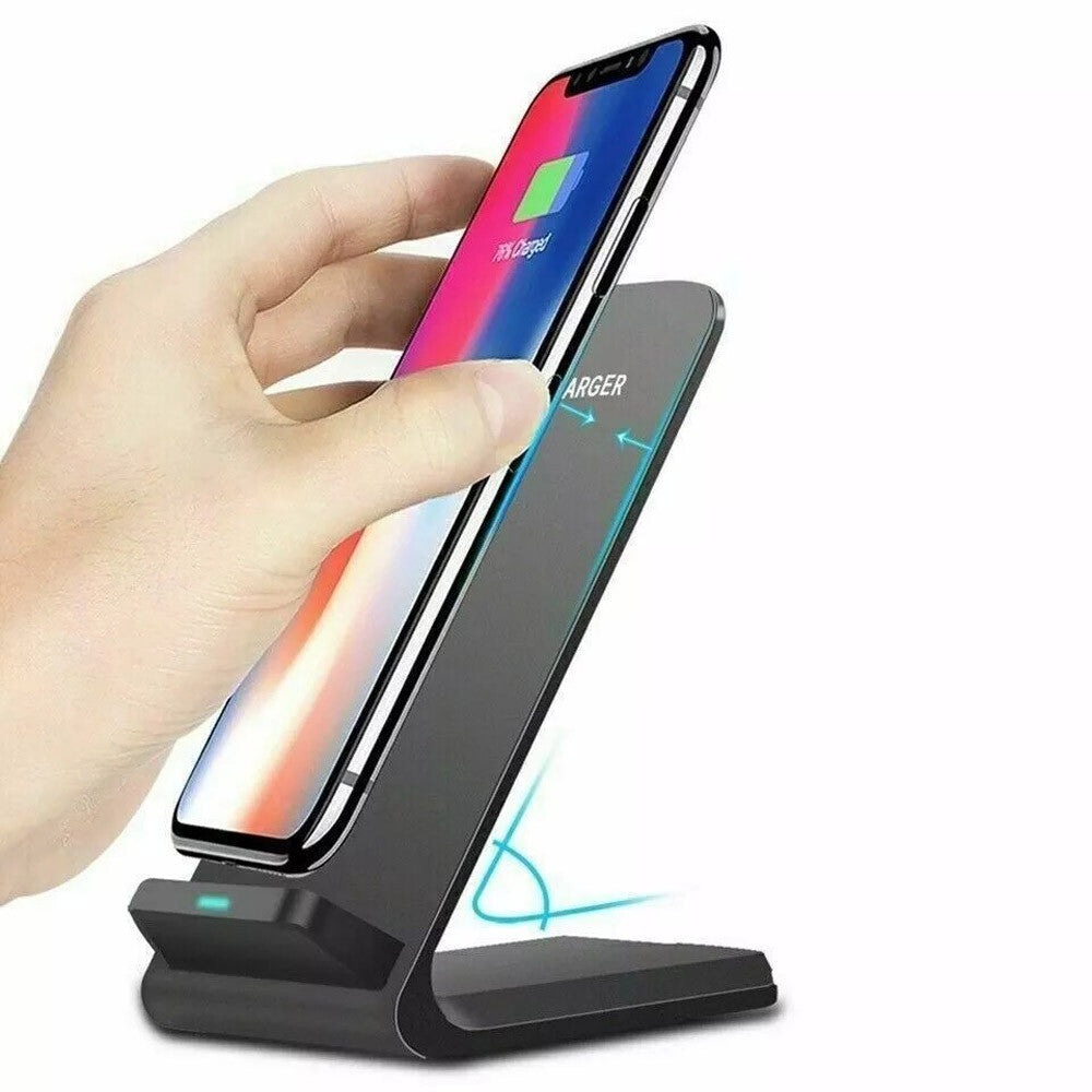 1/2 Pack 35W Wireless Fast Charger Stand Dock Cradle for Iphone Samsung Galaxy