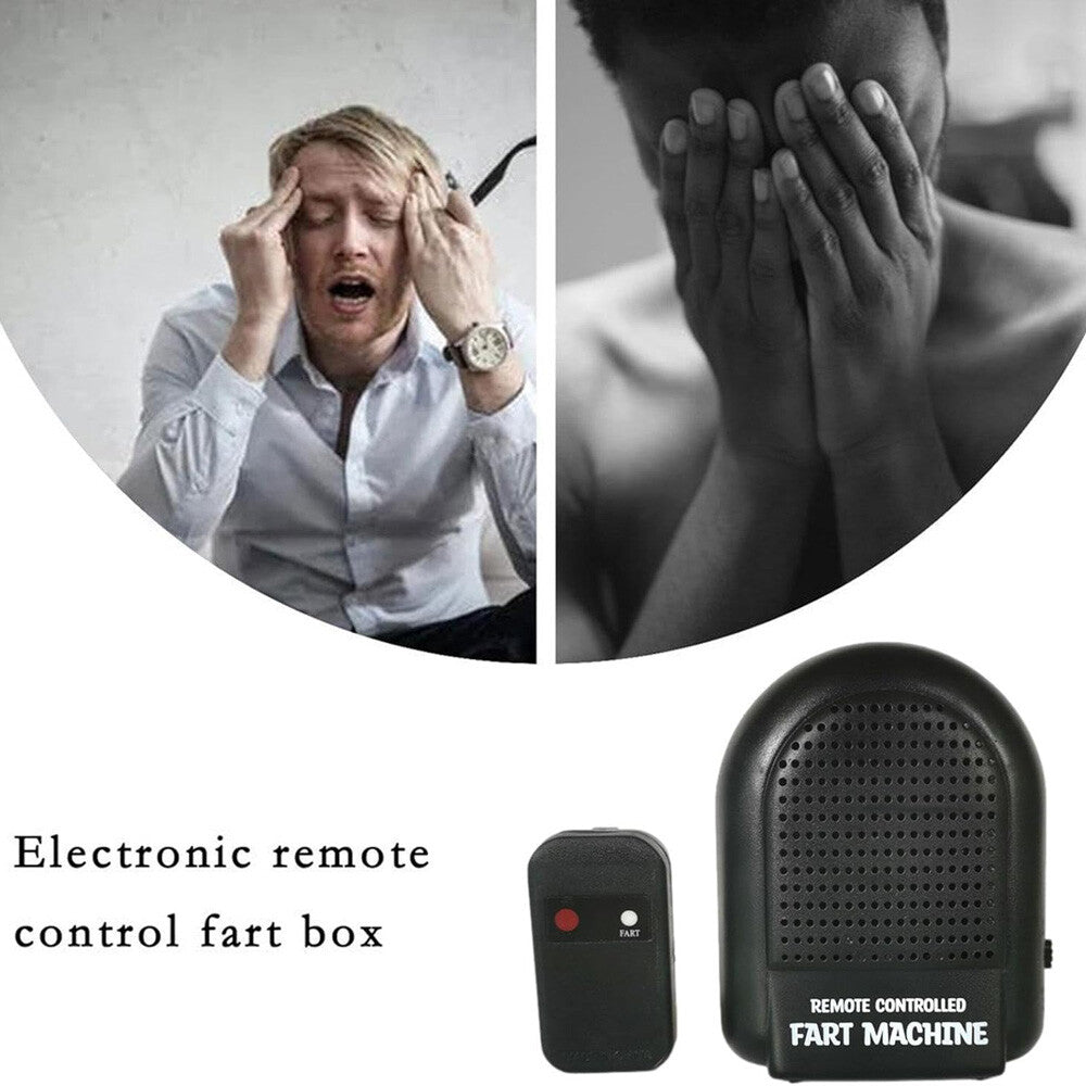 Electronic Fart Box Machine Remote Controlled Prank Joke Fun Fart Machine Box US