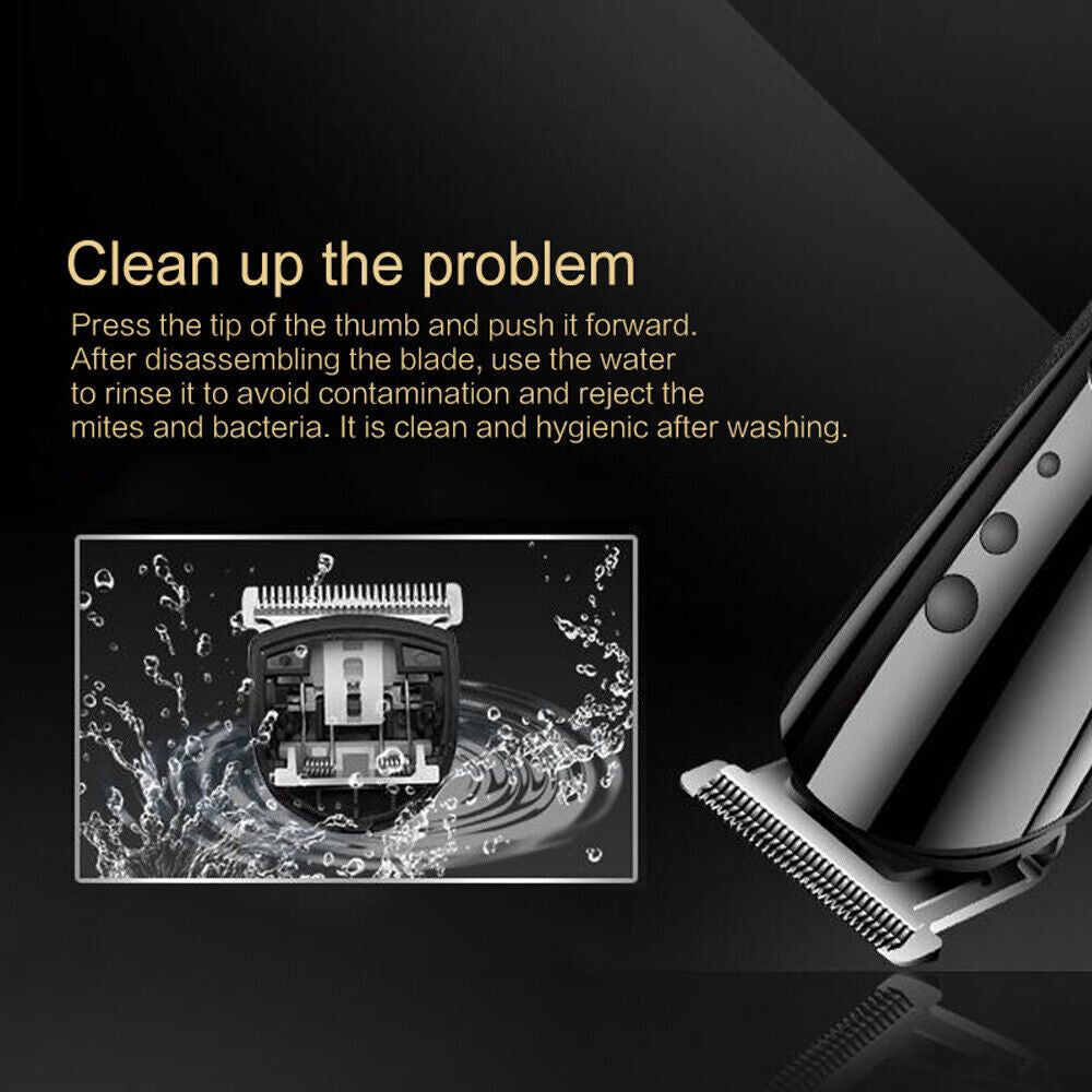 Hair Clippers Trimmer Kemei 1407 Professional Kit Hair Cutting Machine Barber US