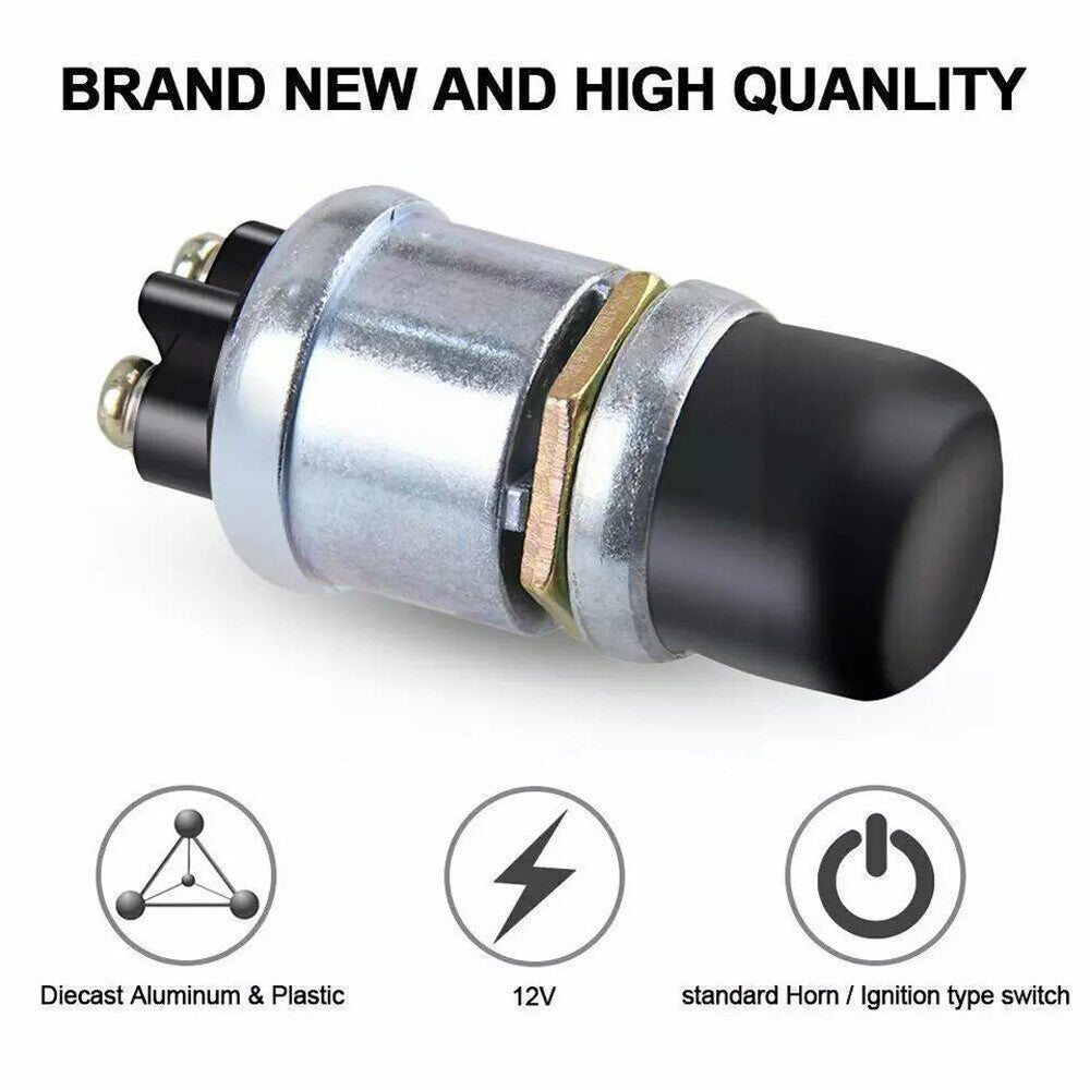 4PCS 12 Volt DC Heavy-Duty Start Momentary Push-Button Starter Switch 50 Amps US