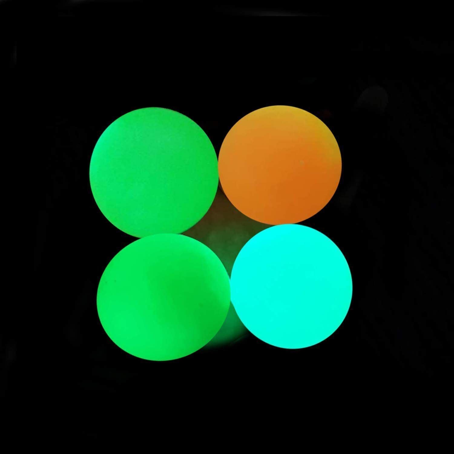 8PCS / 4PCS Sticky Balls Ceiling Stress Relief Stress Kid Luminous Fidget Toy US