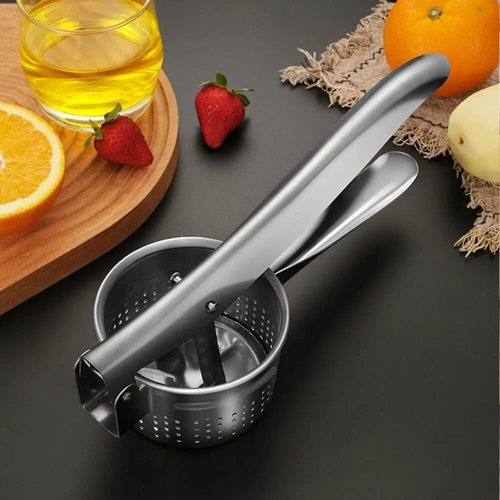 Stainless Steel Potato Masher Press Ricer No Lumps Large Heavy Vegetables Tool