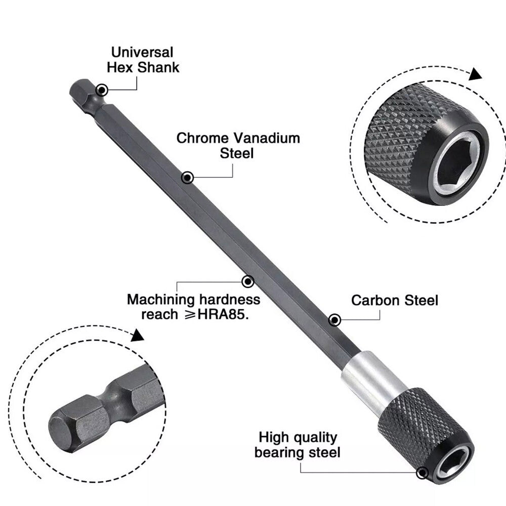 Extension Screwdriver Socket Adapter 90 Degree Right Angle Drill Attachment Tool