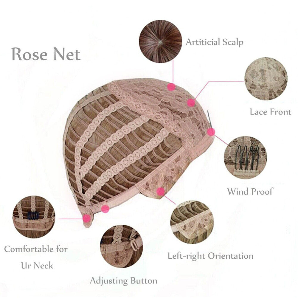 Ombre Blonde Women Real Long Straight Hair Wigs Ladies Natural Cosplay Full Wig