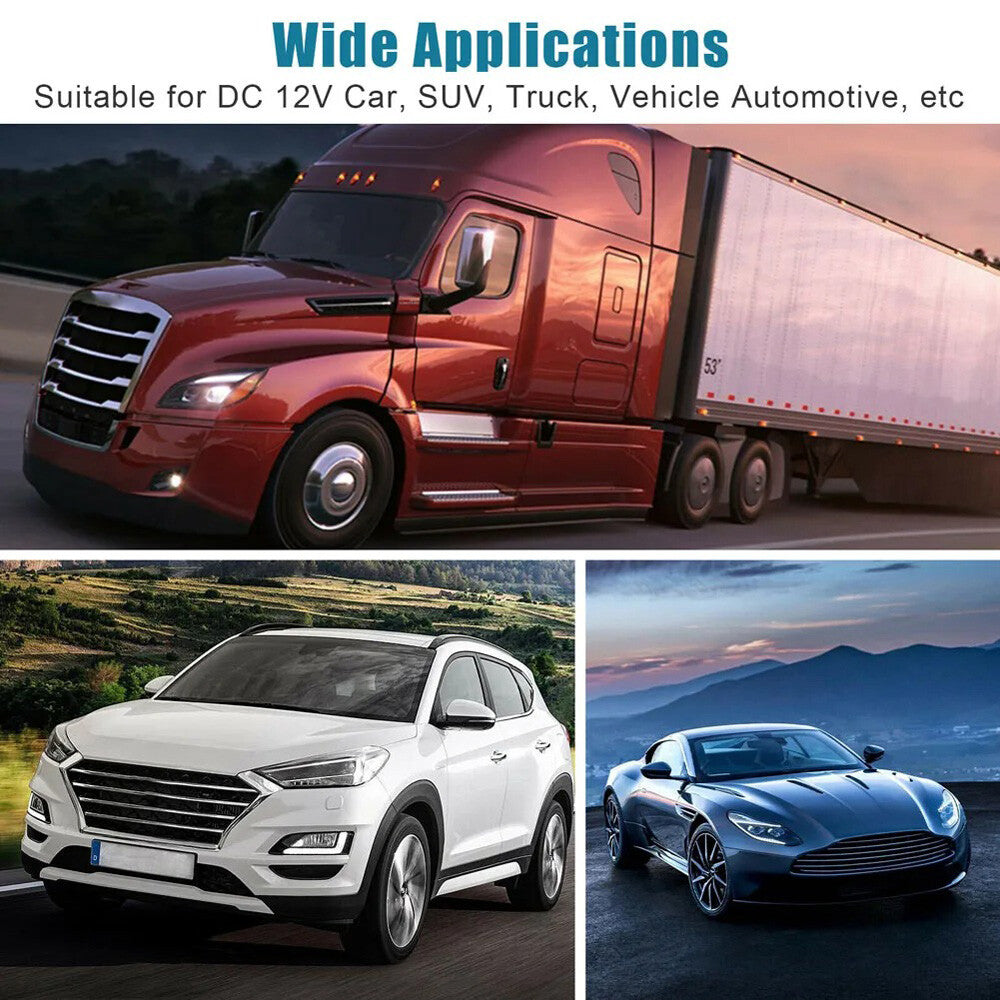 Digital Boost Gauge Universal 2" 52Mm 0-35 PSI Pressure Turbo Meter Smoked Face