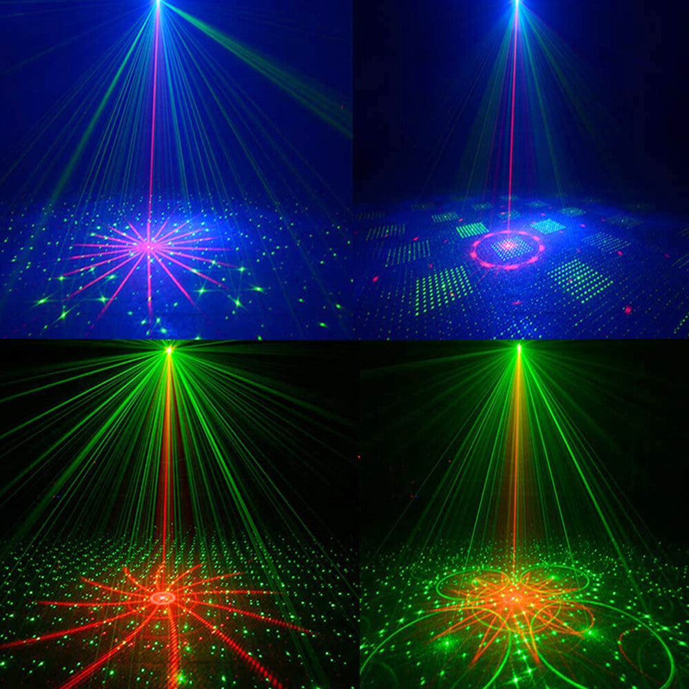 480Patterns Laser Projector Stage Light LED RGB DJ Disco KTV Show Party Lighting