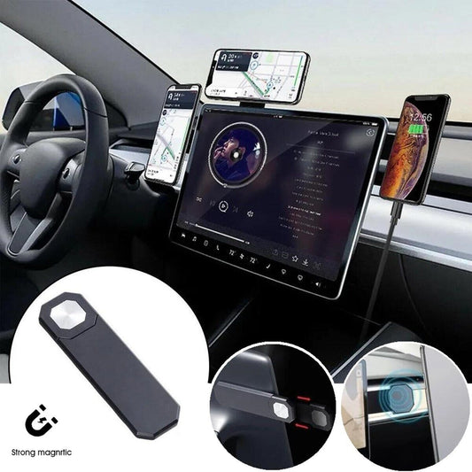 Magnetic Screen Side Dashboard Phone Mount Car Accessories Holder Trim Universal