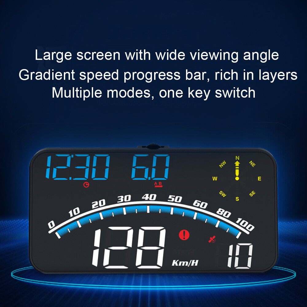 Universal HUD GPS Head up Display Speedometer Odometer Car Digital Speed HD US