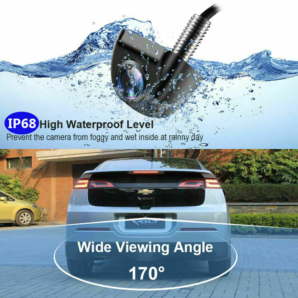 Rear Car Camera 170° HD Night Vision View Reverse Backup Parking Waterproof CMOS