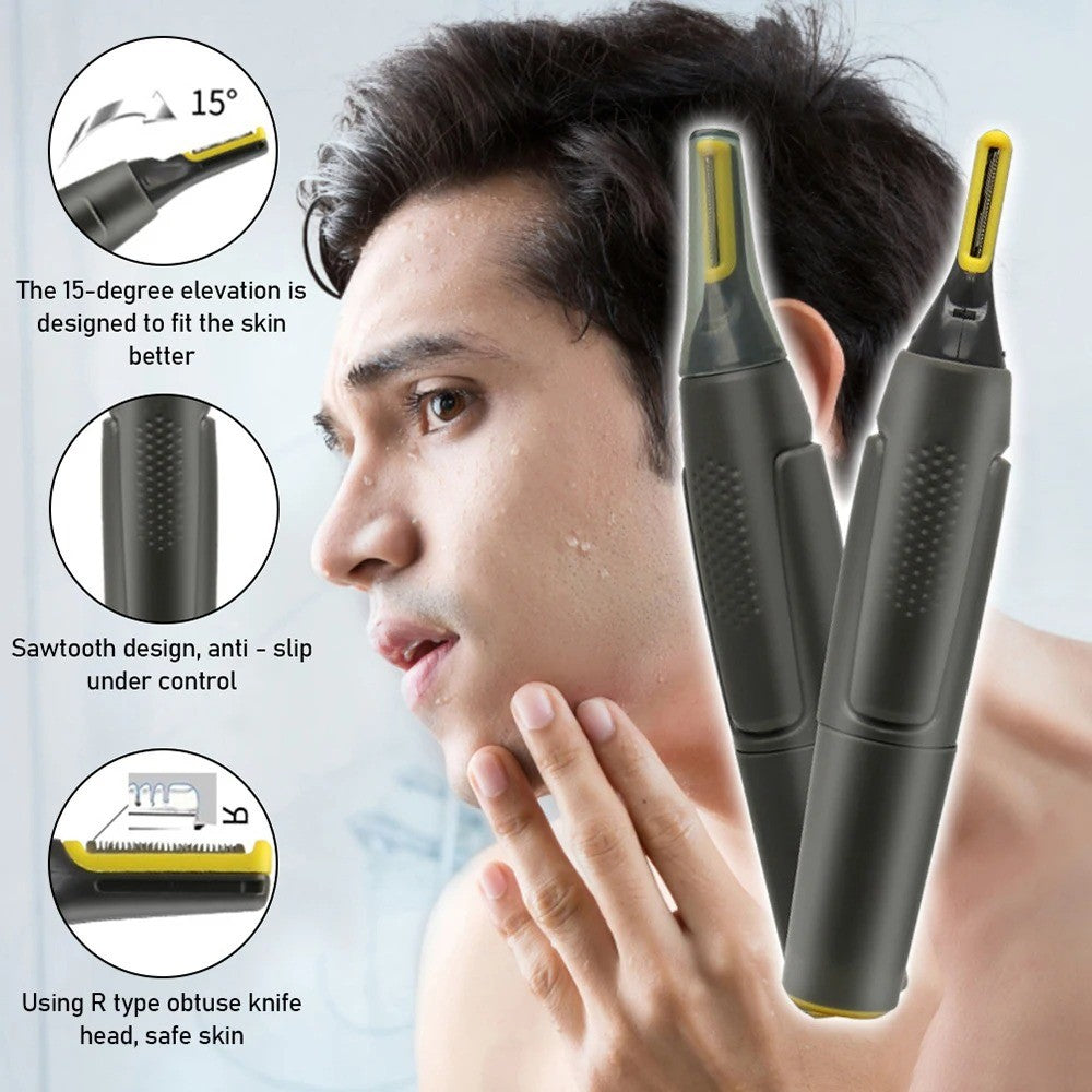 2025 NEW Nose Ear Face Neck Eyebrow Hair Mustache Beard Trimmer Shaver Clippers