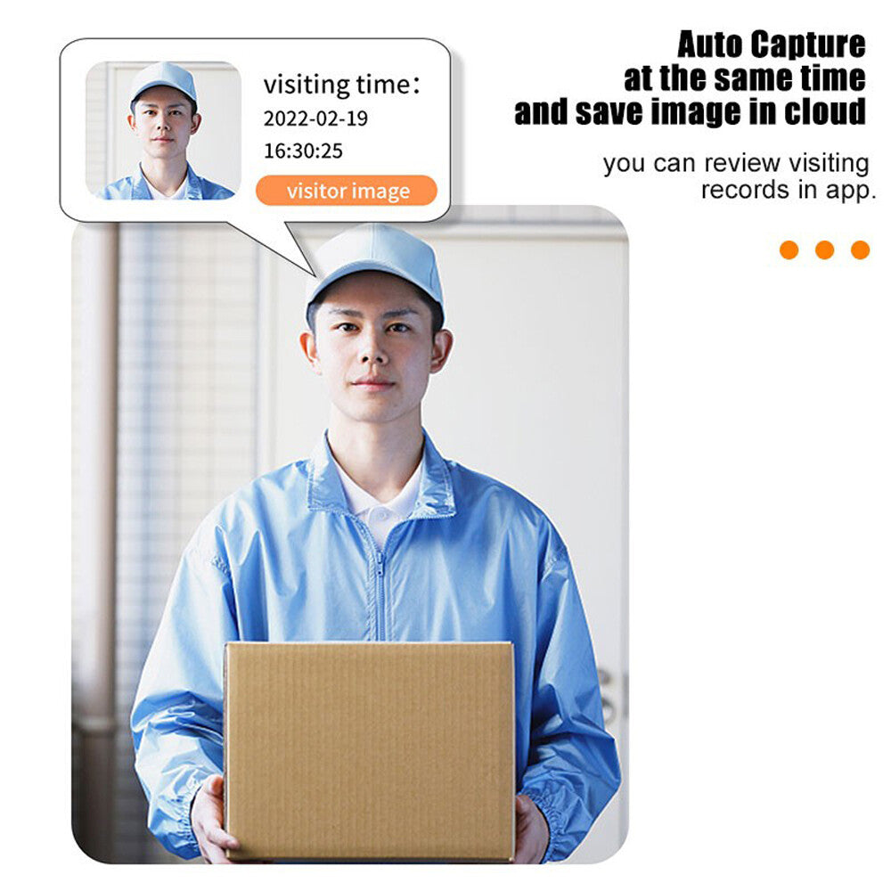 Smart Wireless Wifi Video Doorbell Night Vision Camera Door Bell Ring Intercom