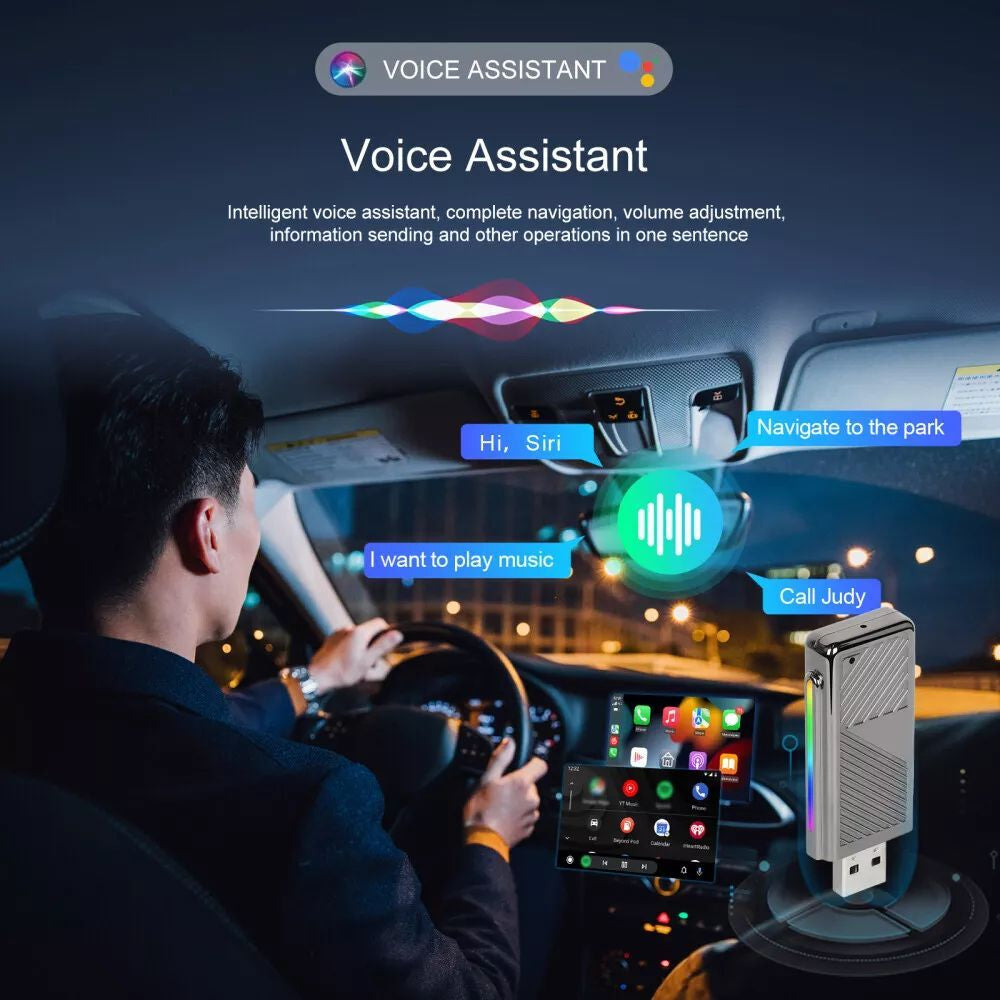 2 In1 Wireless Apple Carplay Adapter/Wirele