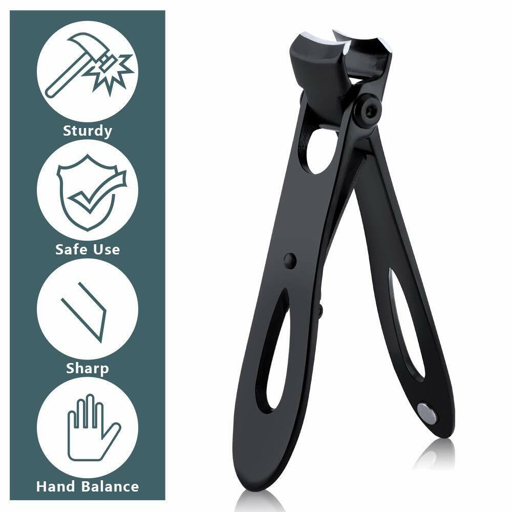 Professional Extra Large Toe Nail Clippers for Thick Nails Heavy Duty Stainless
