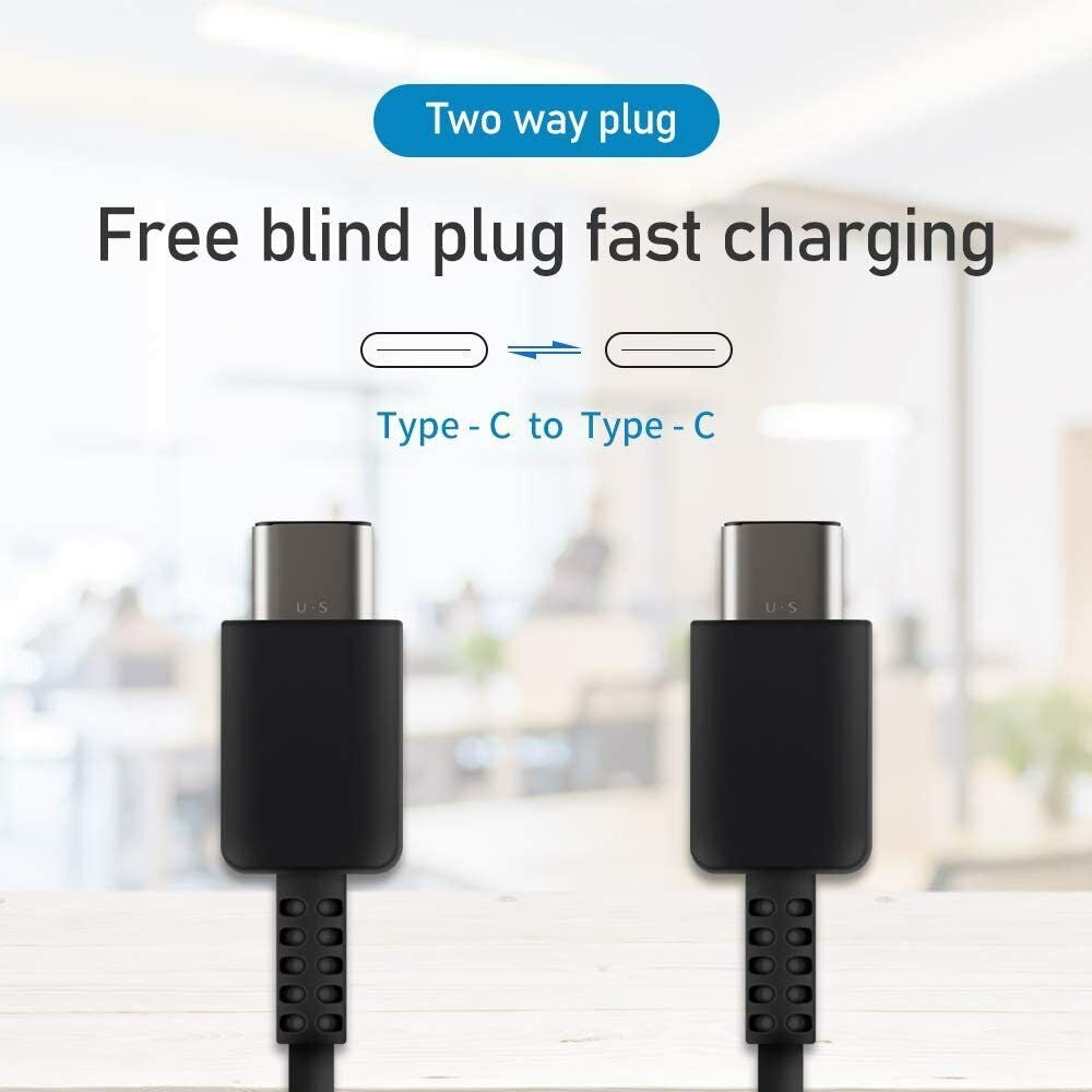 25W Type USB-C Super Fast Wall Charger + 6FT Cable for Samsung Galaxy S20 S21 5G