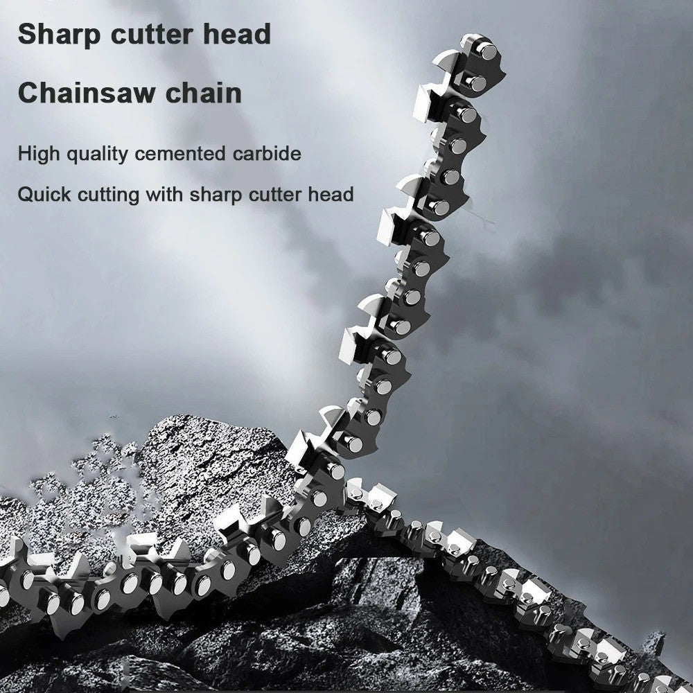 21V Electric Cordless Chain Saw Small Mini Handheld Chainsaw 2 Battery Powered